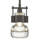 Cuff 1 Light 4 inch Oil Rubbed Bronze Mini Pendant Ceiling Light, Small