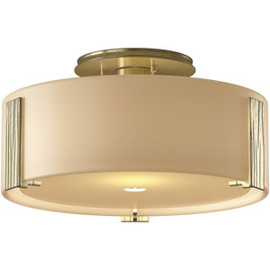 Impressions 1 Light 11.8 inch Modern Brass Semi-Flush Ceiling Light