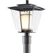 Beacon Hall 1 Light 18.1 inch Coastal Dark Smoke Outdoor Post Light