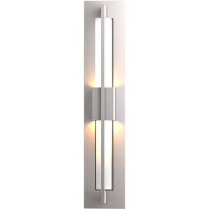 Hubbardton Forge Double Axis LED 23.5 inch Coastal Burnished Steel Outdoor Sconce, Small 306415-1009 - Open Box