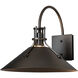 Henry 1 Light 12.8 inch Coastal Black Outdoor Sconce, Large