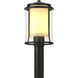 Meridian 1 Light 9.70 inch Post Light & Accessory