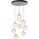 Fritz 9 Light 20.5 inch Sterling Pendant Ceiling Light, Standard