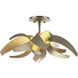 Corona 4 Light 19.6 inch Soft Gold Semi-Flush Ceiling Light