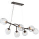 Vine 7 Light 49.3 inch Dark Smoke Pendant Ceiling Light