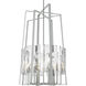 Arc 8 Light 34.4 inch Vintage Platinum Pendant Ceiling Light, Tall