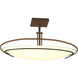 Mackintosh 2 Light 23.6 inch Bronze Semi-Flush Ceiling Light