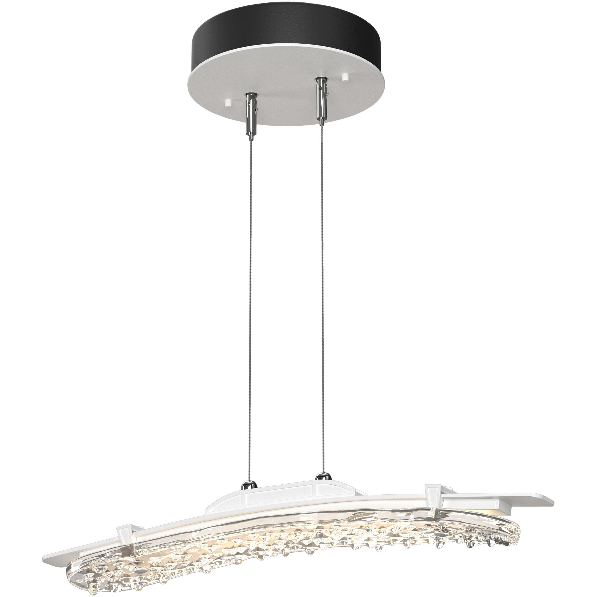 Glissade LED 4.2 inch White Pendant Ceiling Light