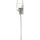 Antasia 1 Light 5 inch Vintage Platinum Sconce Wall Light, Left