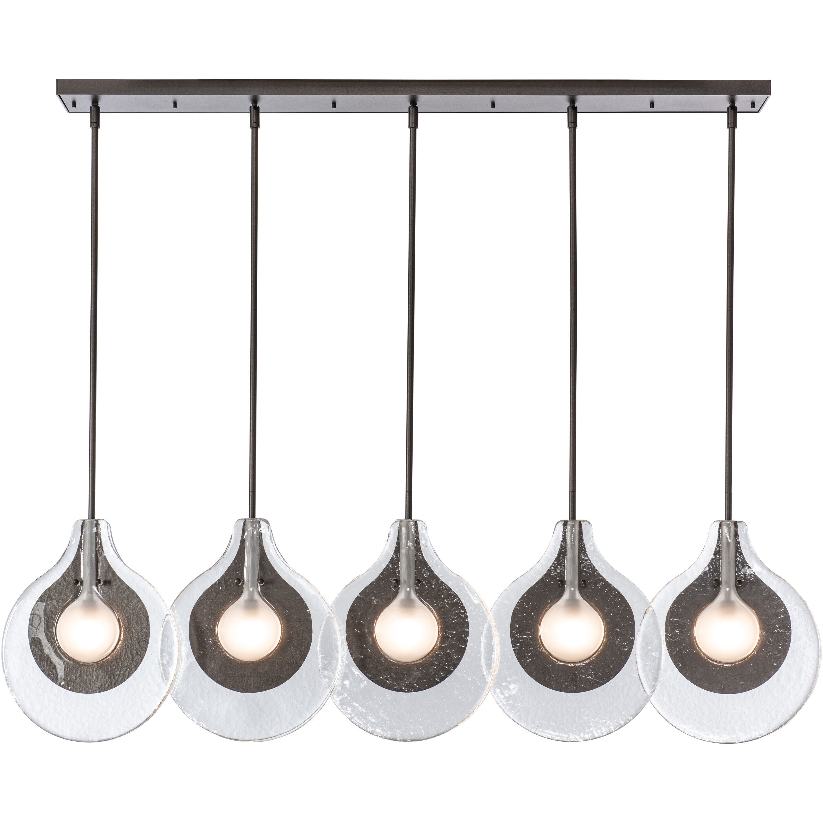 Art & Alchemy Veneto 5 Light 53.4 inch Sterling Linear Pendant Ceiling Light