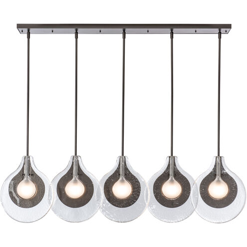 Art & Alchemy Veneto 5 Light 53.4 inch Sterling Linear Pendant Ceiling Light