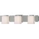 Impressions 3 Light 27.5 inch Vintage Platinum Sconce Wall Light