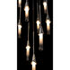 Lilium 9 Light 20.5 inch Sterling Pendant Ceiling Light, Standard