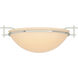 Moonband 1 Light 11.4 inch Sterling Semi-Flush Ceiling Light in Sand