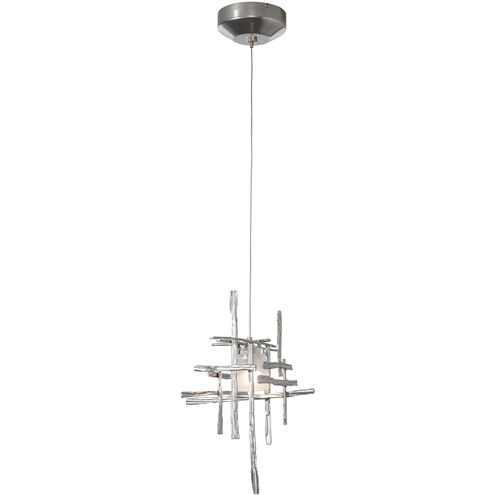 Tura 1 Light 16.4 inch Sterling Mini Pendant Ceiling Light