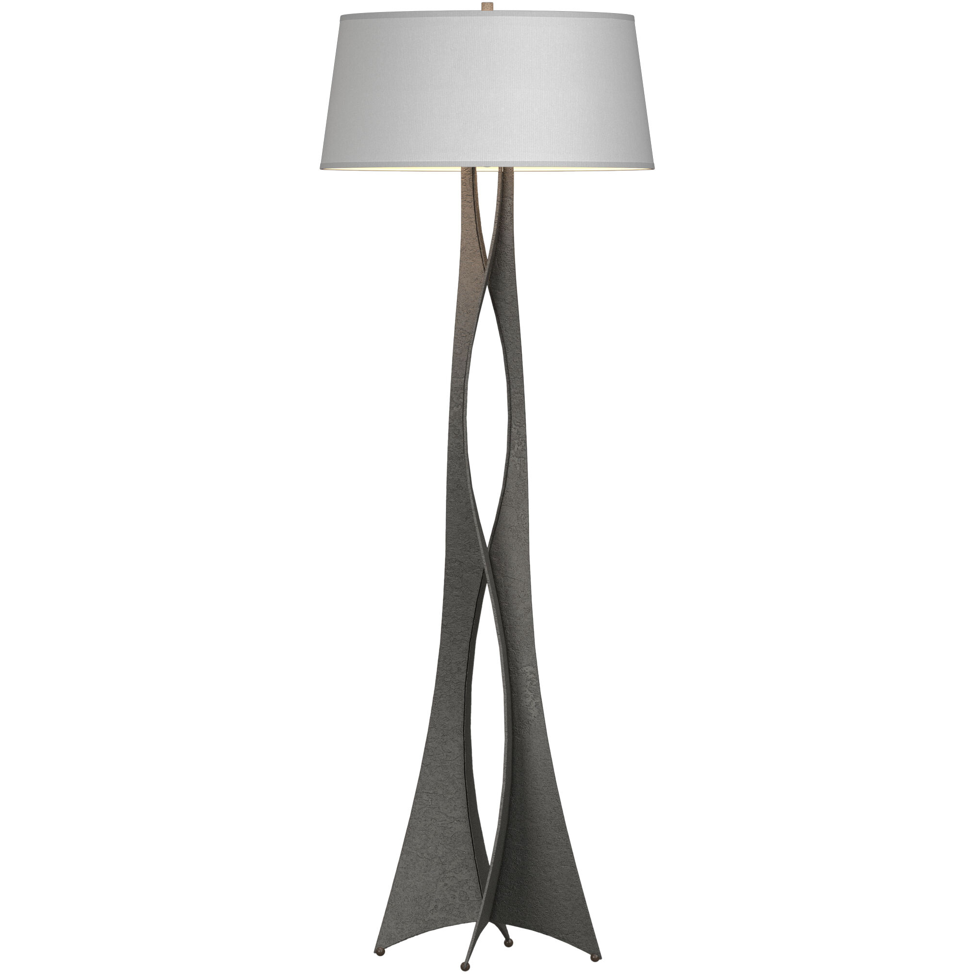 Moreau 62.6 inch 150 watt Natural Iron Floor Lamp Portable Light in Natural Anna