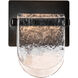 Riverbed Sconce Wall Light in Dark Smoke