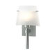 Beacon Hall 1 Light 8.6 inch Vintage Platinum ADA Sconce Wall Light in Opal