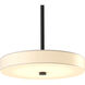 Disq LED 15 inch Black Pendant Ceiling Light