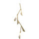 Quill LED 16 inch Modern Brass Pendant Ceiling Light in Modern Brass and Modern Brass