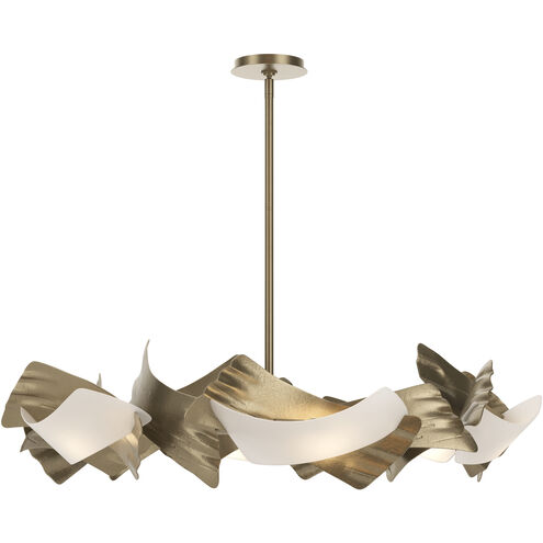 Crest 6 Light 37.8 inch Soft Gold Circular Pendant Ceiling Light