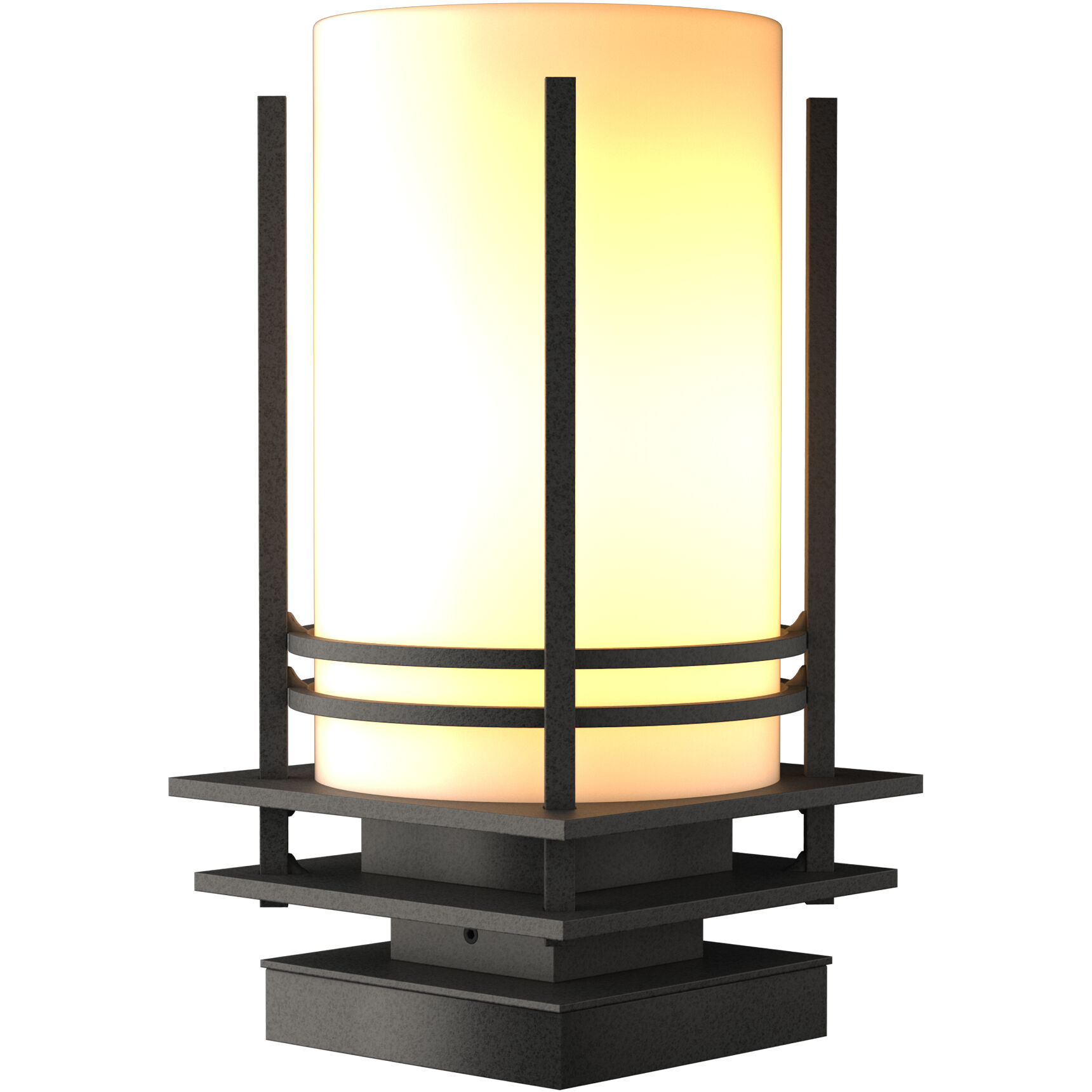 Banded 1 Light 12.8 inch Coastal Natural Iron Outdoor Pier Mount