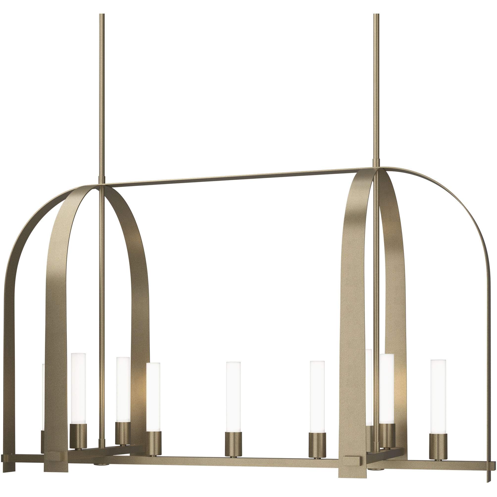 Triomphe 9 Light 41 inch Soft Gold Linear Pendant Ceiling Light