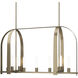 Triomphe 9 Light 41 inch Soft Gold Linear Pendant Ceiling Light