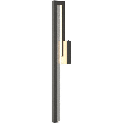 Edge LED 31.9 inch Coastal Natural Iron Outdoor Sconce, Large