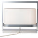 Serenity 15.8 inch 60 watt Sterling Table Lamp Portable Light