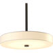 Disq LED 15 inch Dark Smoke Pendant Ceiling Light