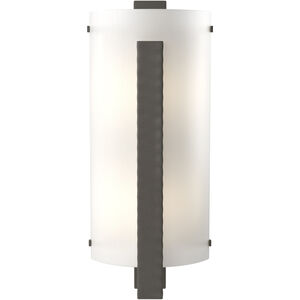 Forged Vertical Bar 2 Light 7.5 inch Dark Smoke ADA Sconce Wall Light