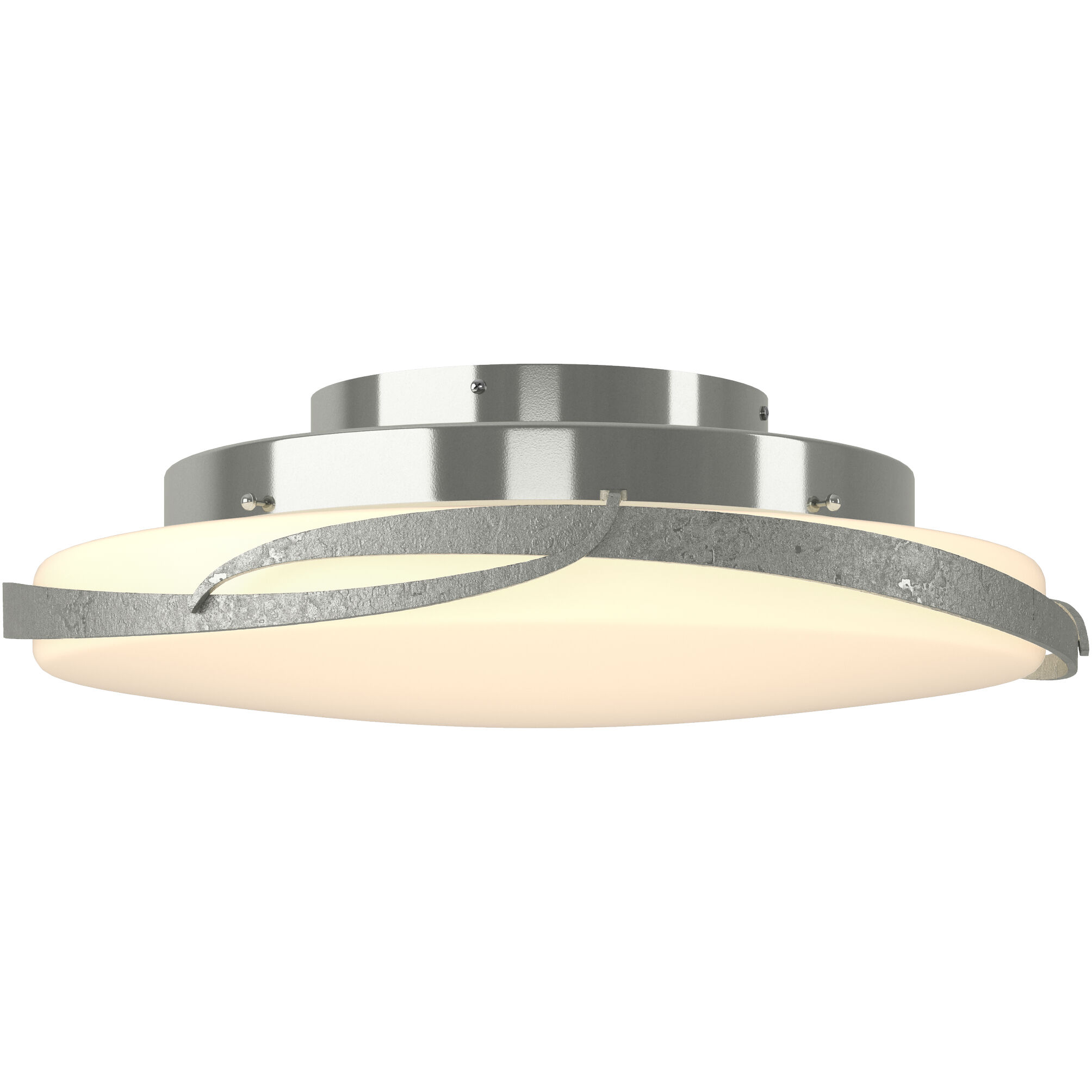 Flora LED 24.1 inch Sterling Flush Mount Ceiling Light