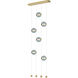 Abacus 6 Light 22.30 inch Pendant