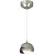 Brooklyn 1 Light 6 inch Sterling and Oil Rubbed Bronze Mini Pendant Ceiling Light in Sterling/Oil Rubbed Bronze