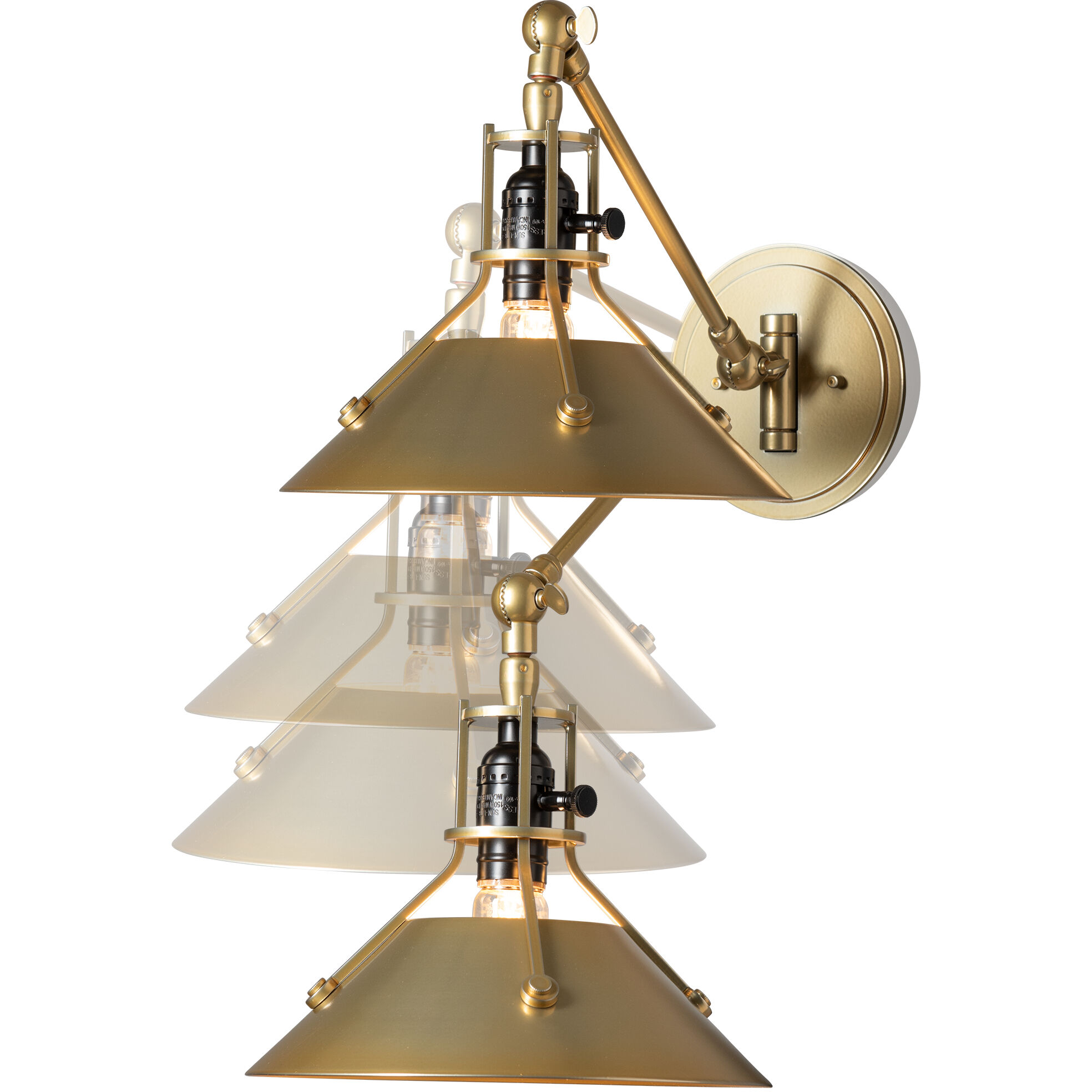 Henry 21 inch 60.00 watt Modern Brass Swing Arm Wall Sconce Wall Light