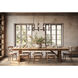Passage 8 Light 52.1 inch Bronze Pendant Ceiling Light in Clear