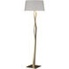 Facet 65.9 inch 100 watt Soft Gold Floor Lamp Portable Light in Flax
