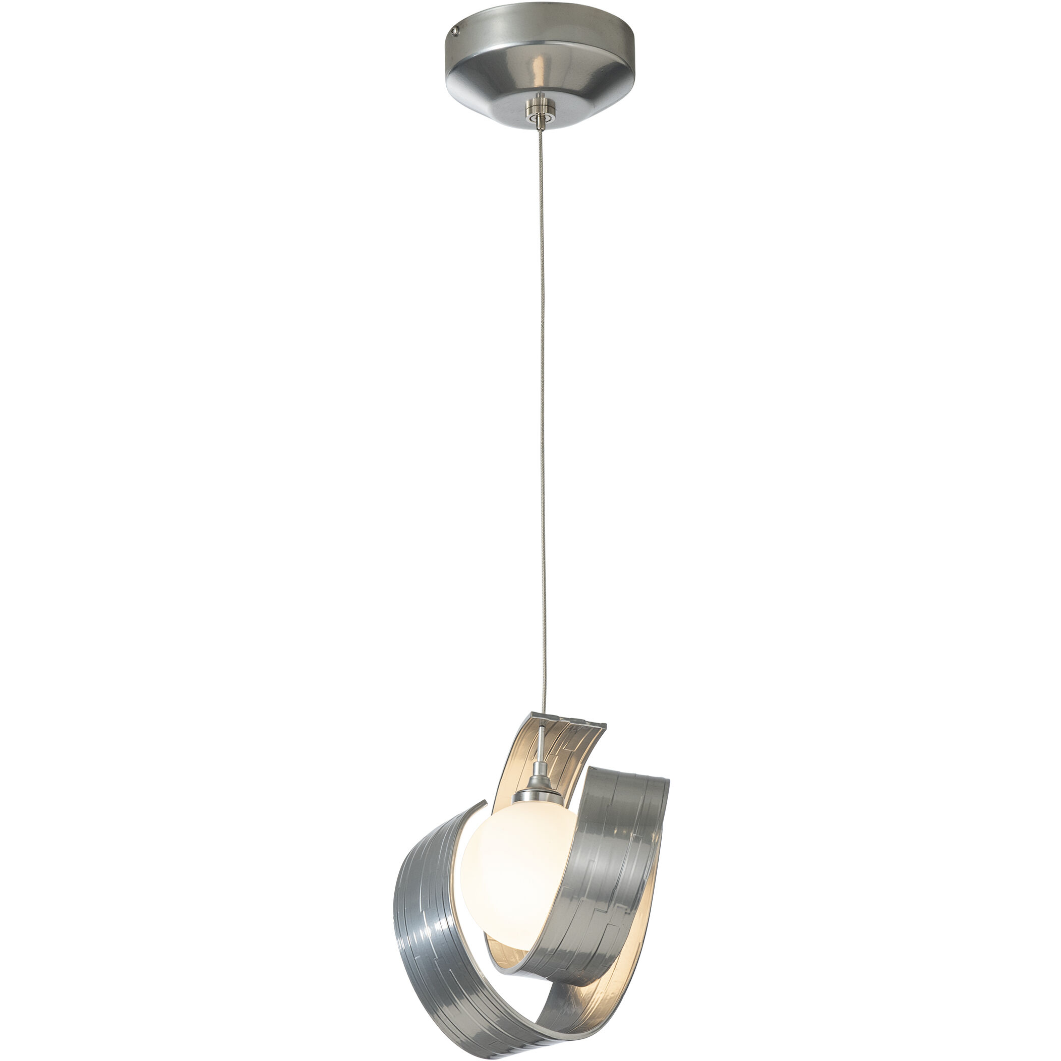 Riza 1 Light 9.1 inch Sterling Mini Pendant Ceiling Light