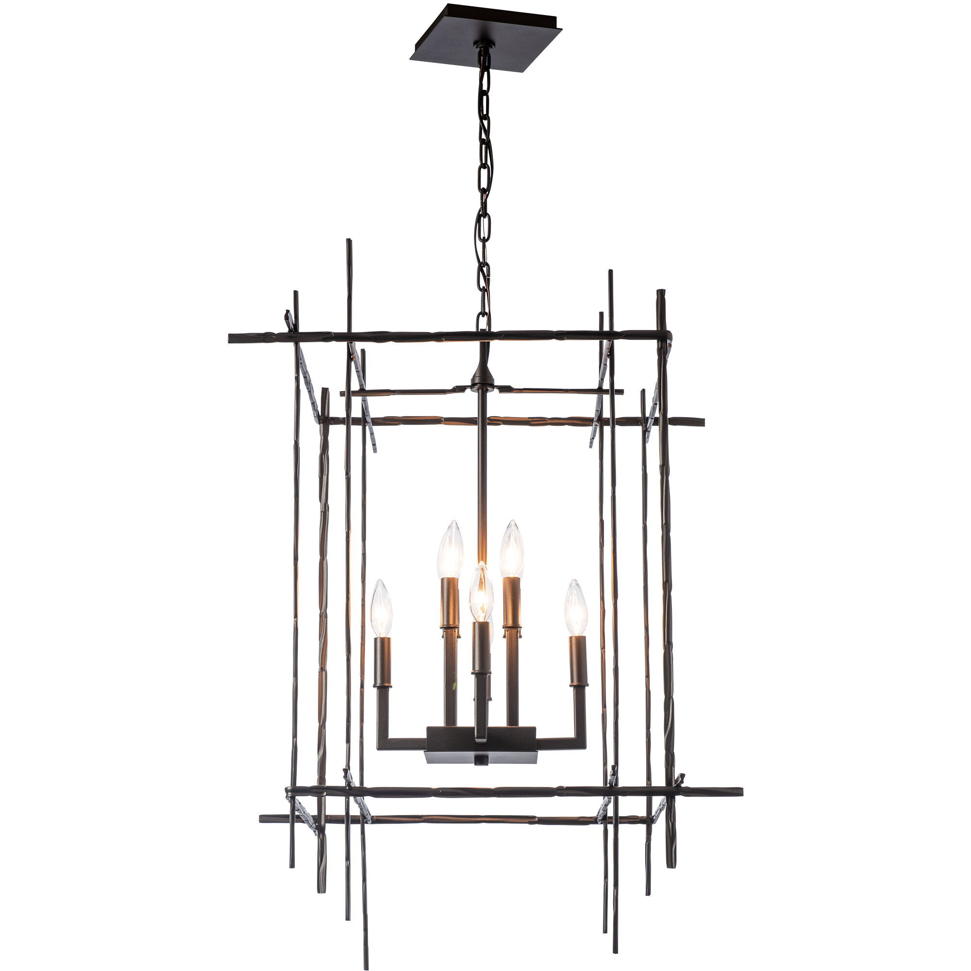 Tura 8 Light 28 inch Oil Rubbed Bronze Chandelier Ceiling Light, Large