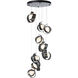 Riza 9 Light 21.1 inch Ink Pendant Ceiling Light