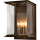 Kingston 2 Light 14.8 inch Coastal Bronze and Translucent Soft Gold Outdoor Sconce in Coastal Bronze/Translucent Soft Gold, Large