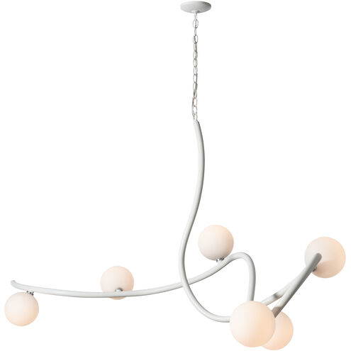 Slide 6 Light 69.2 inch White Pendant Ceiling Light, XL