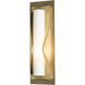 Dune 1 Light 5 inch Modern Brass ADA Sconce Wall Light