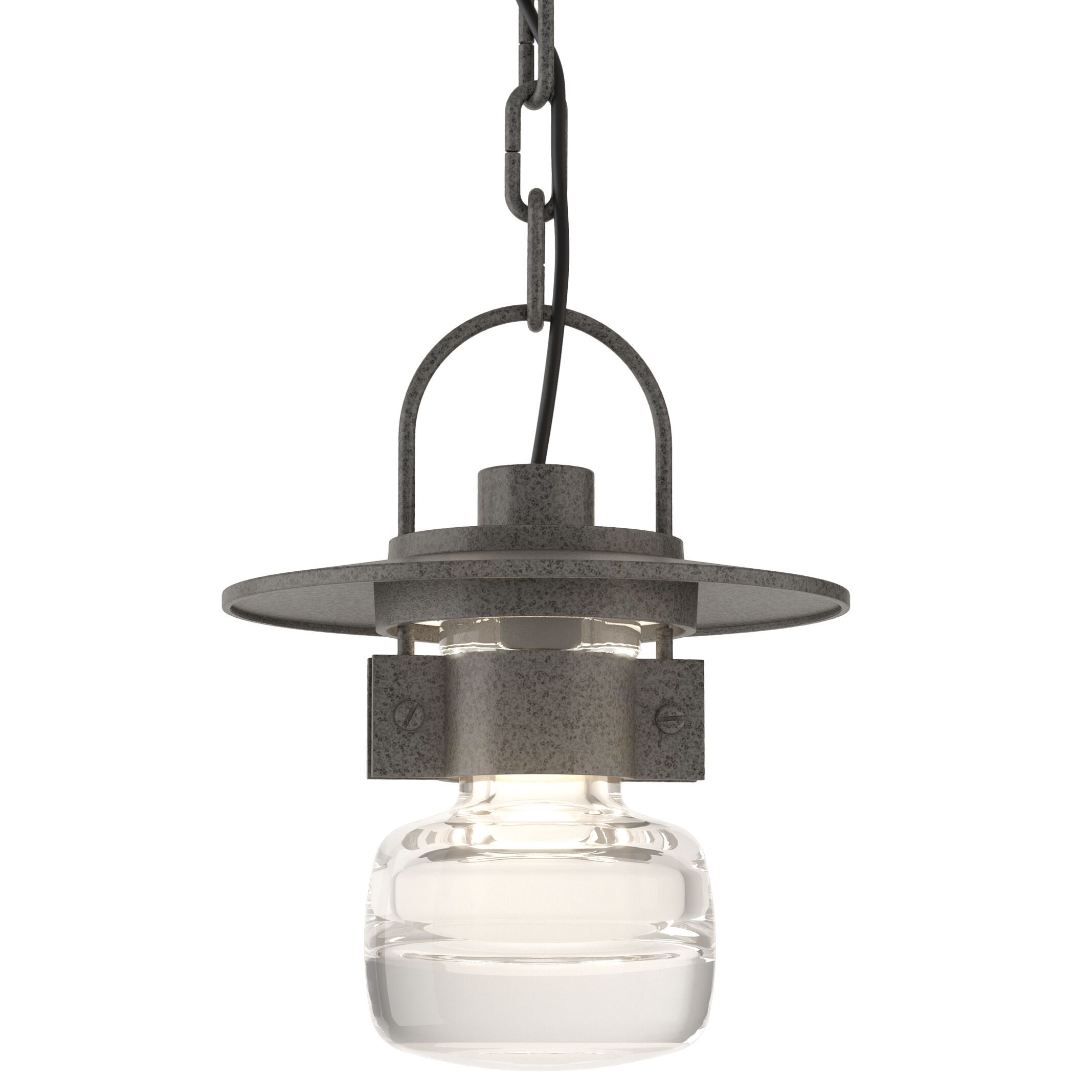 Mason 1 Light 8.2 inch Coastal Natural Iron Outdoor Ceiling Fixture