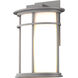 Province 1 Light 12.2 inch Coastal Burnished Steel Outdoor Sconce