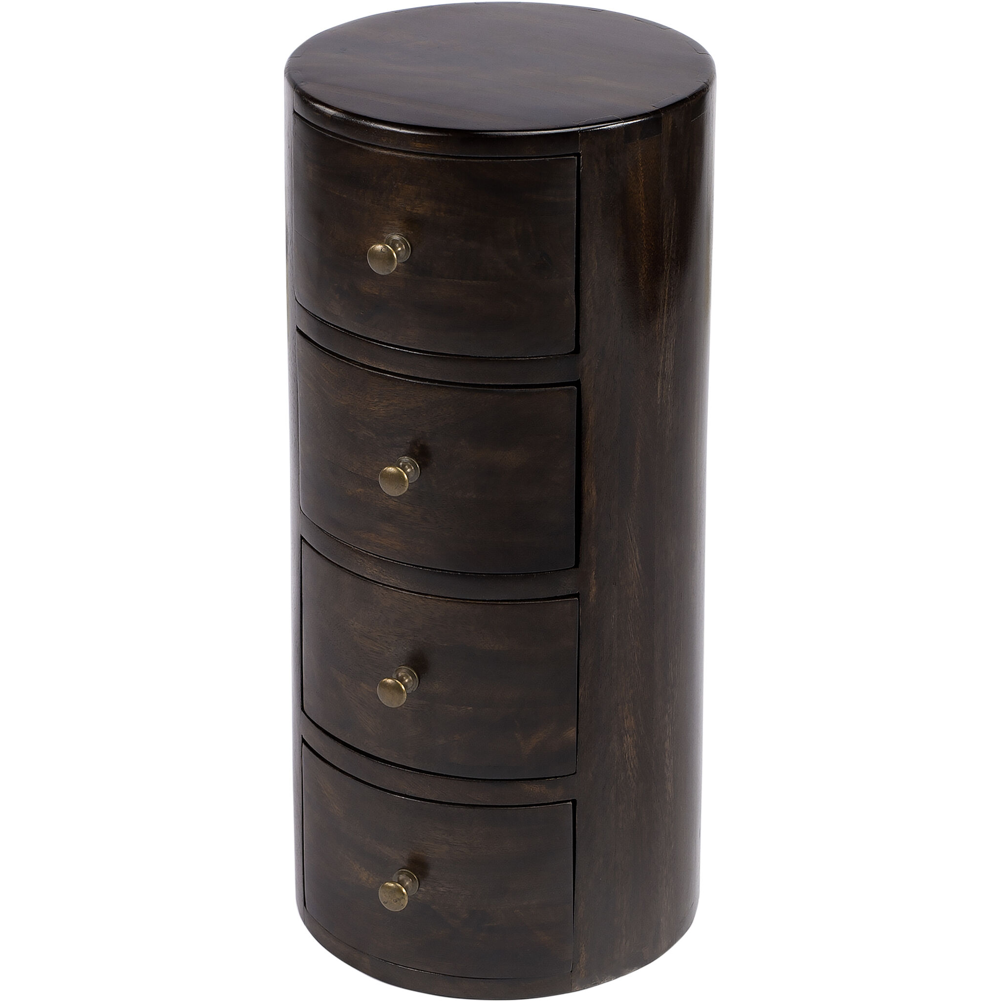 Liam Dark Brown Wood End or Side Table