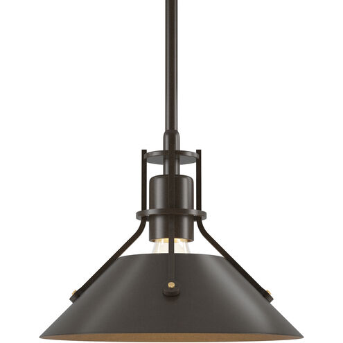 Henry 1 Light 9.2 inch Ink and Bronze Mini Pendant Ceiling Light