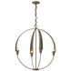 Cirque 4 Light 25.3 inch Soft Gold Chandelier Ceiling Light, Large