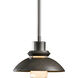 Staccato 1 Light 7 inch Dark Smoke Mini Pendant Ceiling Light